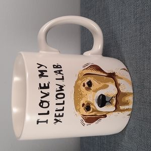 Mug Ceramic Coffee Tea Cocoa Cup Mug 20oz Yellow Lab Labrador Dog Lover Puppy